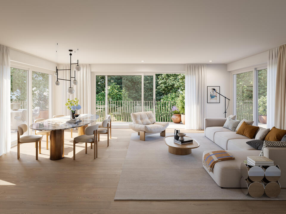 3D Interior Visualization of a Modern Apartment in Munich 3D Interior Visualization of a Modern Apartment in Munich