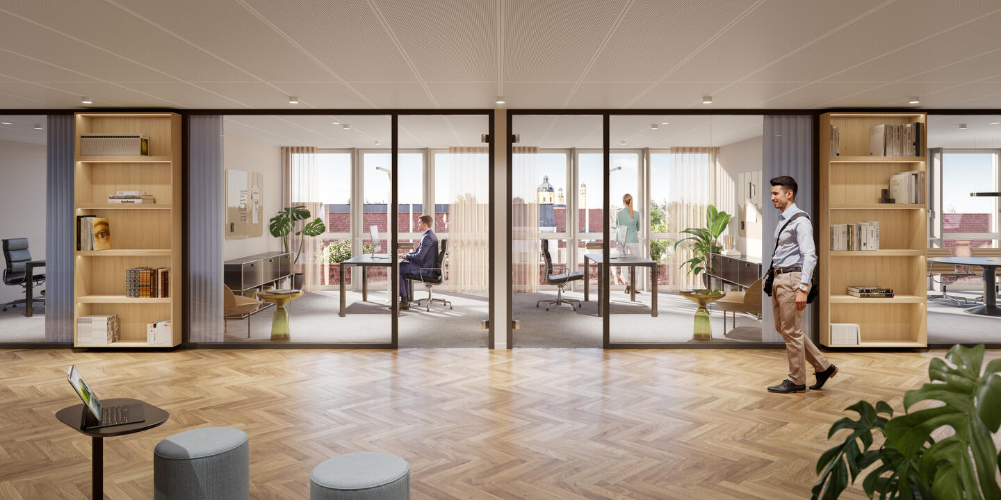 3D Interior Visualization of Office Spaces and Staircases_01 3D Interior Visualization of Office Spaces and Staircases_01